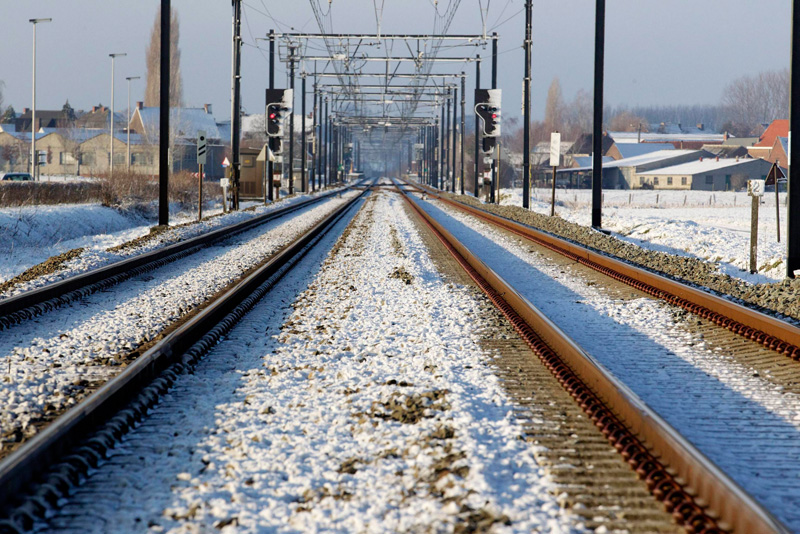 Das frostige Wetter behindert den Bahnverkehr