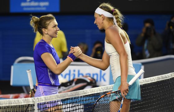 Australian Open: Simona Halep schlâgt Yanina Wickmayer