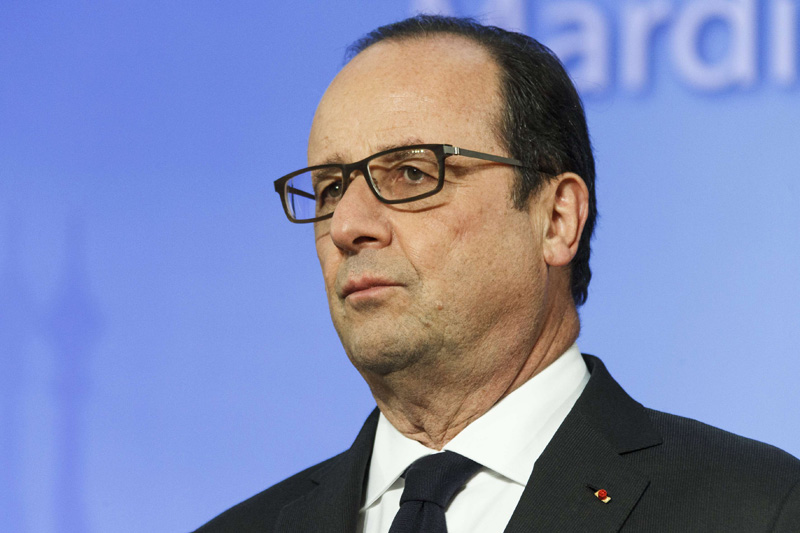 Der französische Staatspräsident François Hollande (23.12.)