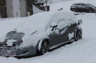 Wintereinbruch in Eupen