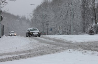 Wintereinbruch in Eupen