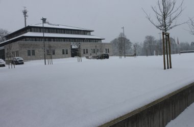 Wintereinbruch in Eupen