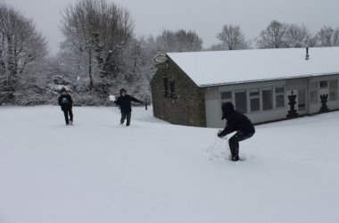 Wintereinbruch in Eupen