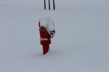 Wintereinbruch in Eupen