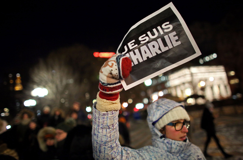 Je suis Charlie - Ich bin Charlie: Demo in New York