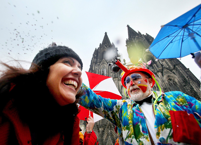 Karneval in Köln (Archivbild: Oliver Berg/AFP)