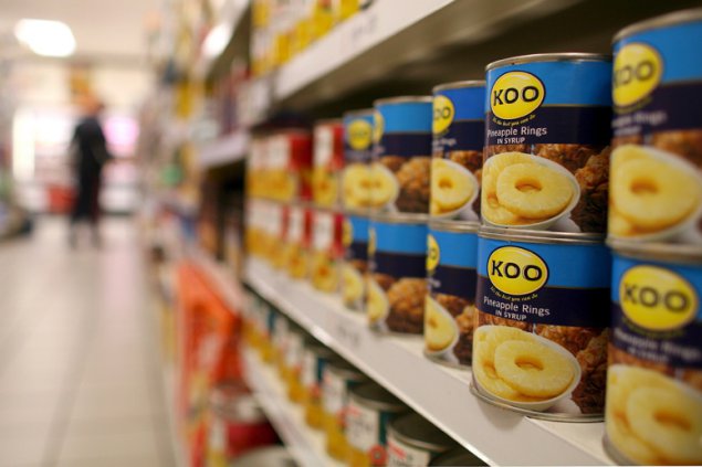 Konservendosen im Supermarkt (Illustrationsbild: Nic Bothma/AFP)