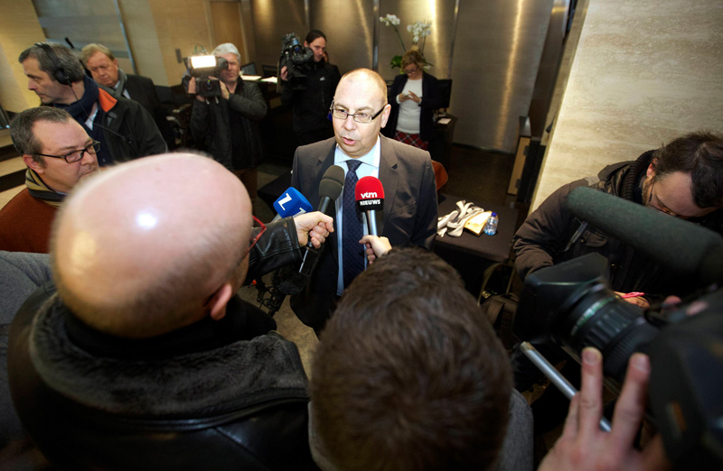 Marc Leemans (CSC) vor dem Treffen der Zehnergruppe am Freitag