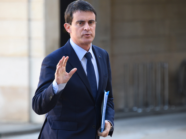 Der französische Premierminister Manuel Valls