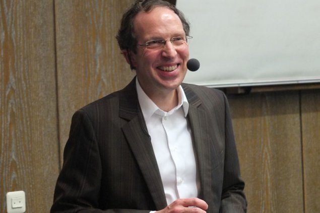 Klaus Asemann beim Neujahrsgespräch in Prüm