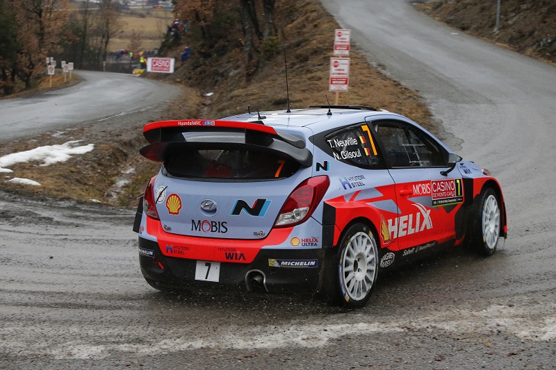 Thierry Neuville fährt im Shakedown die neuntschnellste Zeit