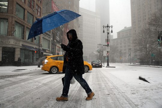 New York im Schneesturm