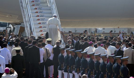 Papst Franziskus verlässt die Philippinen