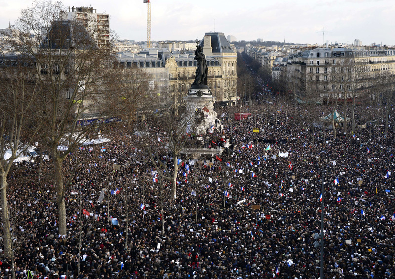 Solidaritätsmarsch in Rennes