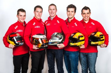 RNT 2015: Dries Vanthoor, Stoffel Vandoorne, Maxime Martin, Gino Büx, Eric Borguet