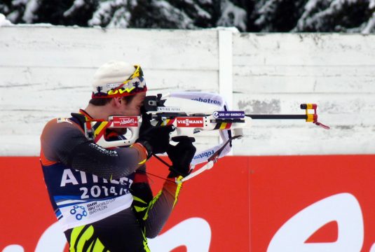 Biathlet Michael Rösch in Antholz: