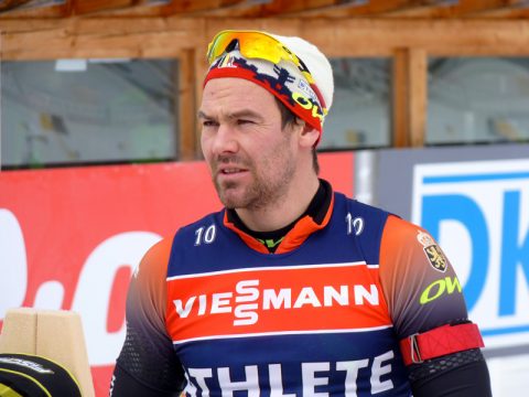 Biathlet Michael Rösch in Antholz