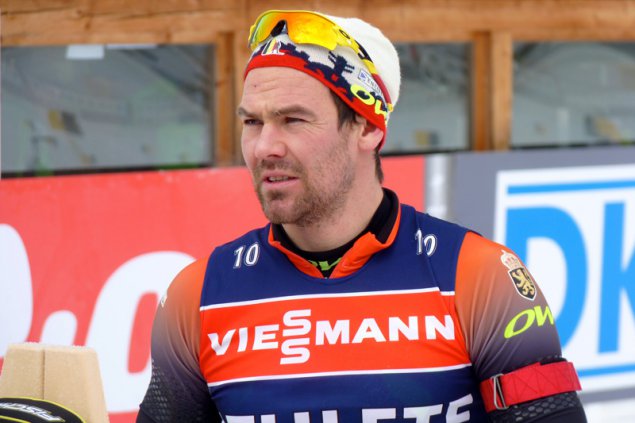 Biathlet Michael Rösch in Antholz