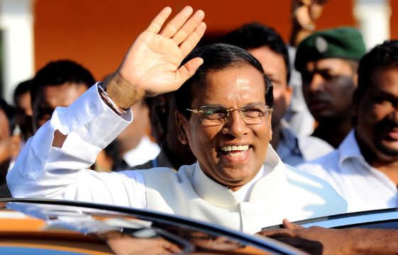 Maithripala Sirisena ist neue Präsident Sir Lankas