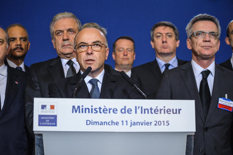 Pressekonferenz nach dem Innenminister-Treffen am Sonntag in Paris