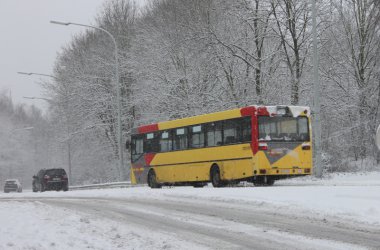 Wintereinbruch in Eupen