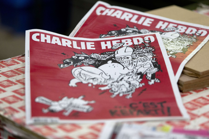 Die aktuelle Ausgabe von "Charlie Hebdo"