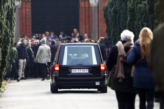 Beerdigung des jüdischen Terroropfers in Kopenhagen