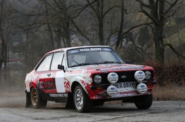 Shakedown zu den Legend Boucles in Bastogne: François Duval im Ford Escort RS