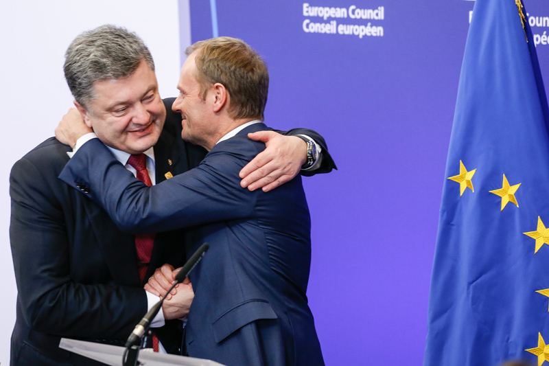 Petro Poroshenko und Donald Tusk