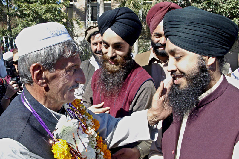 Ghulam Ahmed Bilour (links) im Jahre 2008