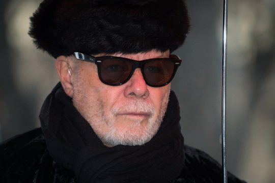 Gary Glitter bei der Ankunft zur Urteilsverkündung in London