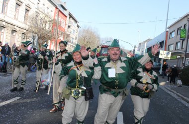 Rosenmontagszug in Eupen 2015