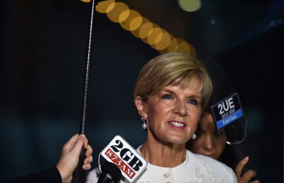 Die australische Außenministerin Julie Bishop