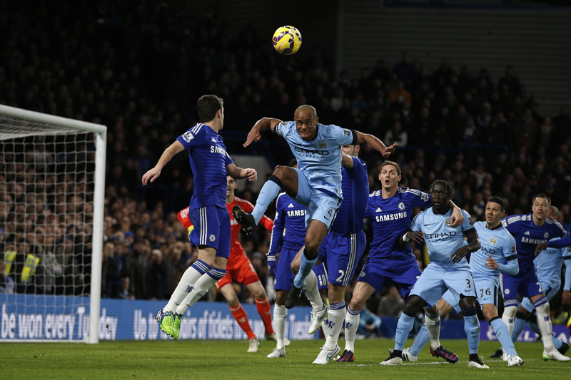 Chelsea - Manchester City 1:1 - City-Kapitän Vincent Kompany