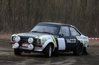 Shakedown zu den Legend Boucles in Bastogne: Alister McRae im Ford Escort RS