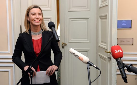 Federica Mogherini auf der Münchner Sicherheitskonferenz (8.2.)