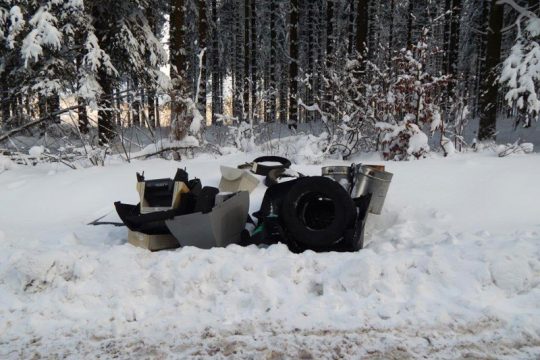 Illegale Mülldeponie in Elsenborn
