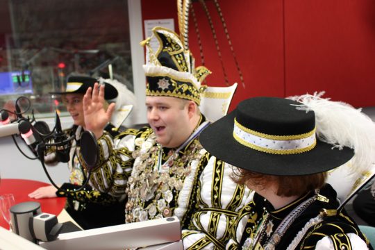 Eupens Prinz Mike I. zu Gast im BRF