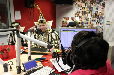 Eupens Prinz Mike I. zu Gast im BRF