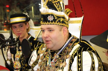 Eupens Prinz Mike I. zu Gast im BRF