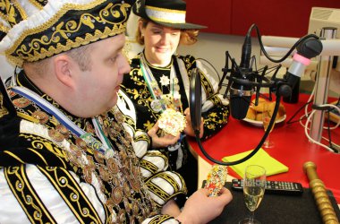 Eupens Prinz Mike I. zu Gast im BRF
