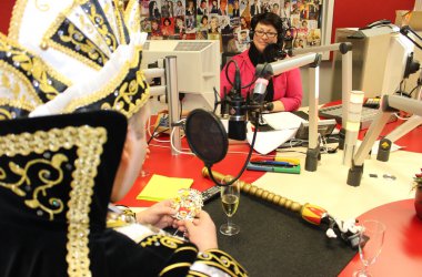 Eupens Prinz Mike I. zu Gast im BRF