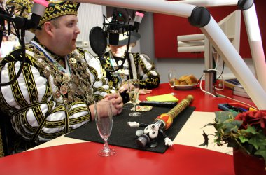 Eupens Prinz Mike I. zu Gast im BRF