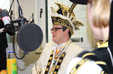 Eupens Prinz Mike I. zu Gast im BRF