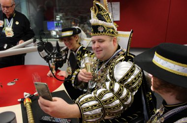 Eupens Prinz Mike I. zu Gast im BRF