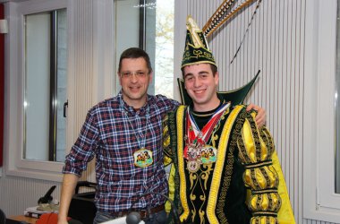 Prinz Mario I. von Oudler mit Moderator Stephan Pesch