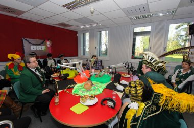 Prinz Mario I. von Oudler mit seinen Pagen Caroline und Janina zu Gast beim BRF