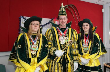 Prinz Mario I. von Oudler mit seinen Pagen Caroline und Janina zu Gast beim BRF