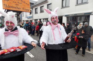 Rosenmontagszug in Büllingen 2015