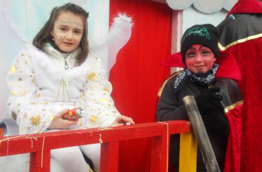 Rosenmontagszug in Büllingen 2015